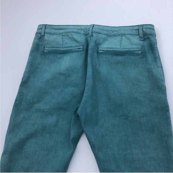 SUPERFINE Teal Union  cropped Pants - Picture 13 of 16